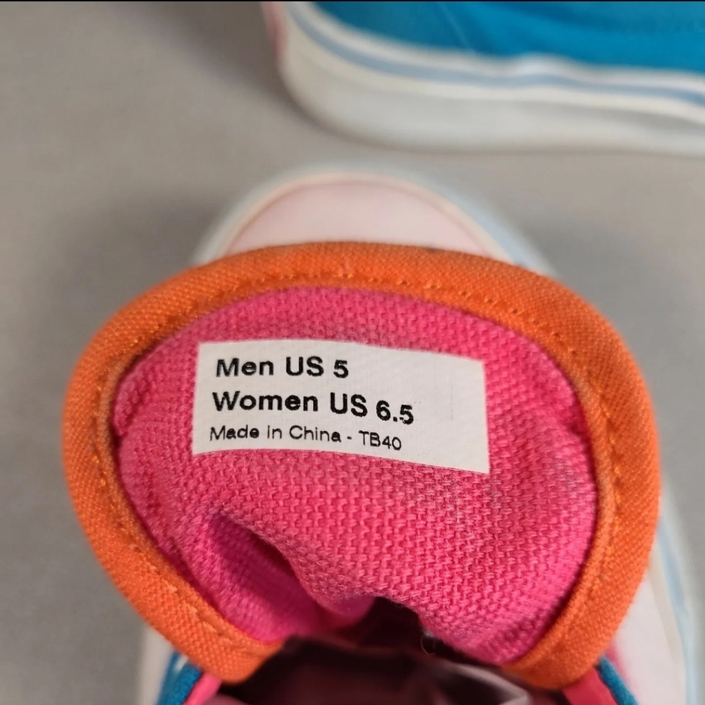 Vans Era Parra Skateboard Shoes Men's 5 Women's 6.5 Colorblock Collaboration - Picture 9 of 9